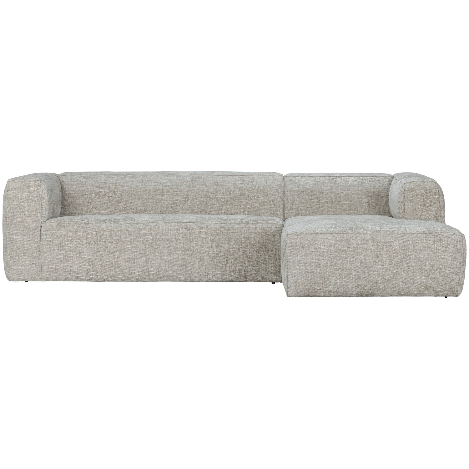 Bean hoekbank rechts chenille velvet taupe