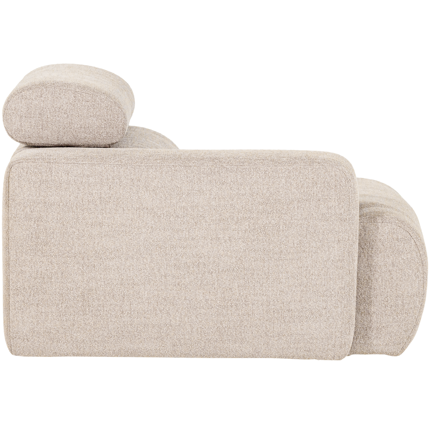 Novi 1-zits element arm links boucle karamelbruin
