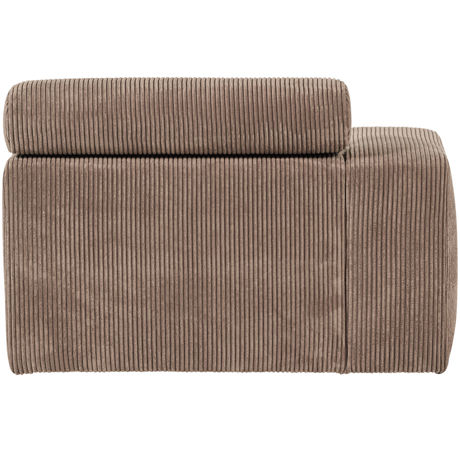 Novi chaise longue element arm links ribstof terra