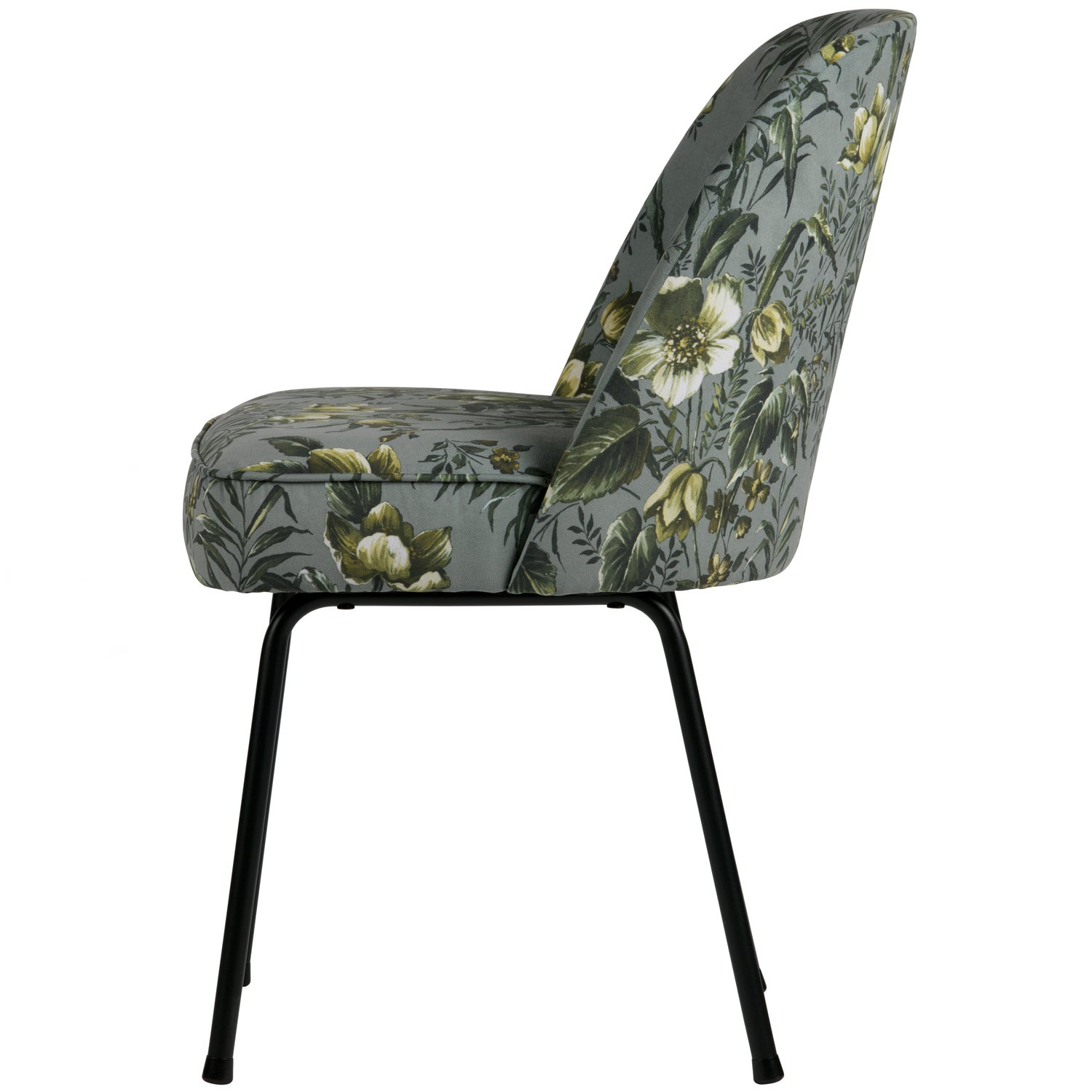 Vogue eetkamerstoel structure velvet brass