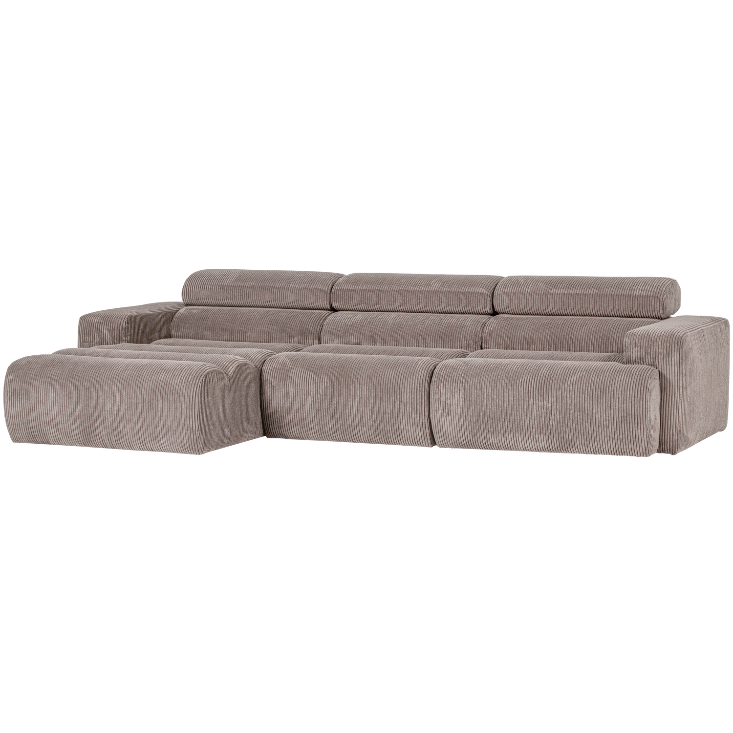 Novi chaise longue bank links oranje melange