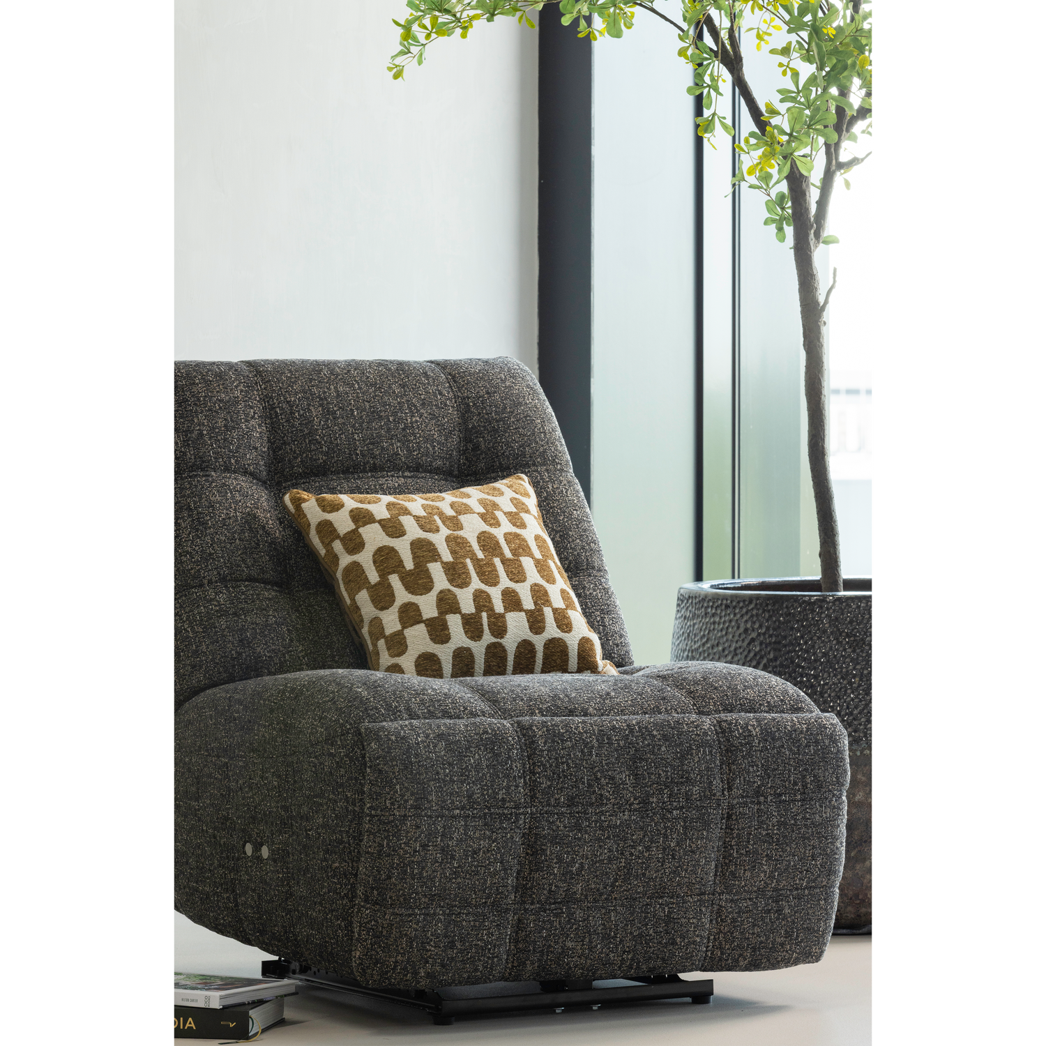 Hein relaxfauteuil elektrisch naturel melange