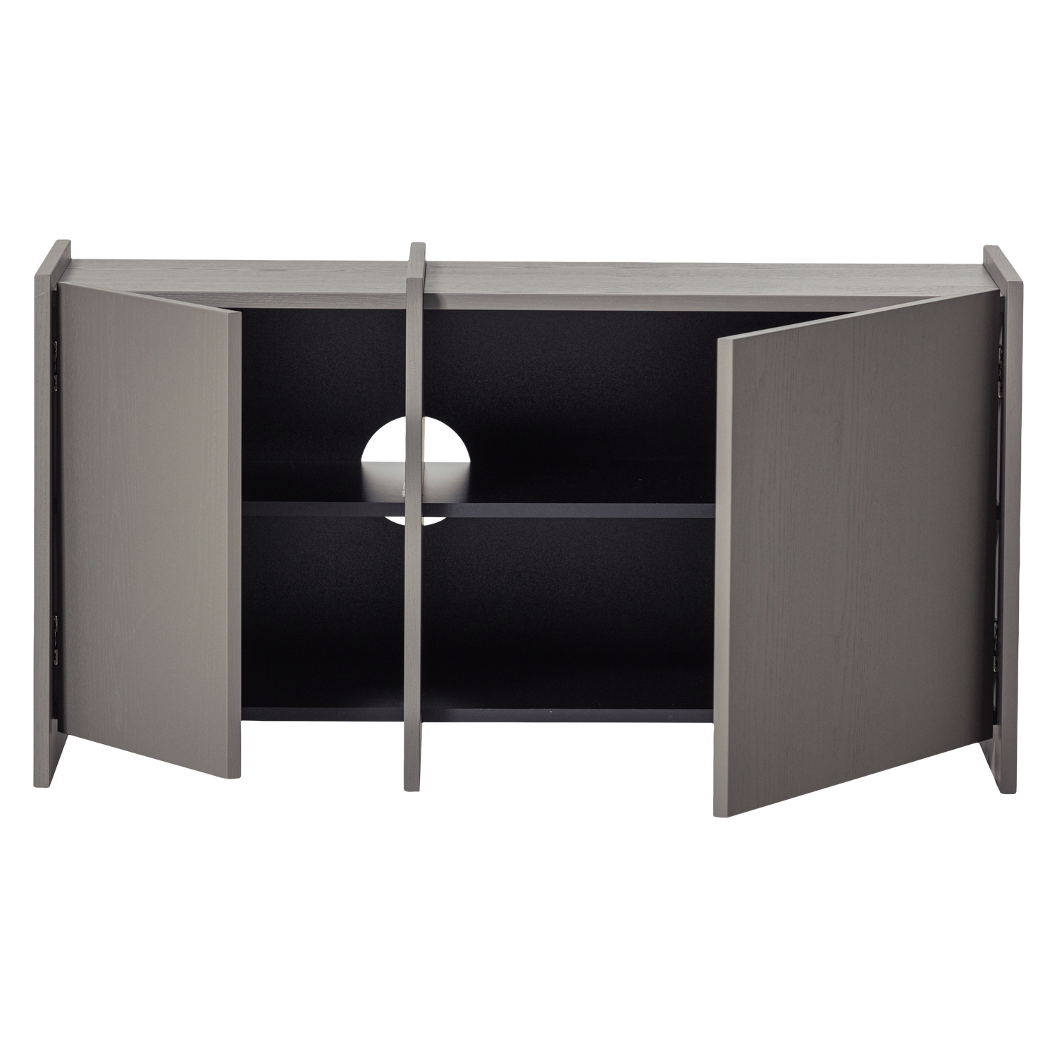 Brock tv meubel 102 cm essen fineer middenbruin [fsc]