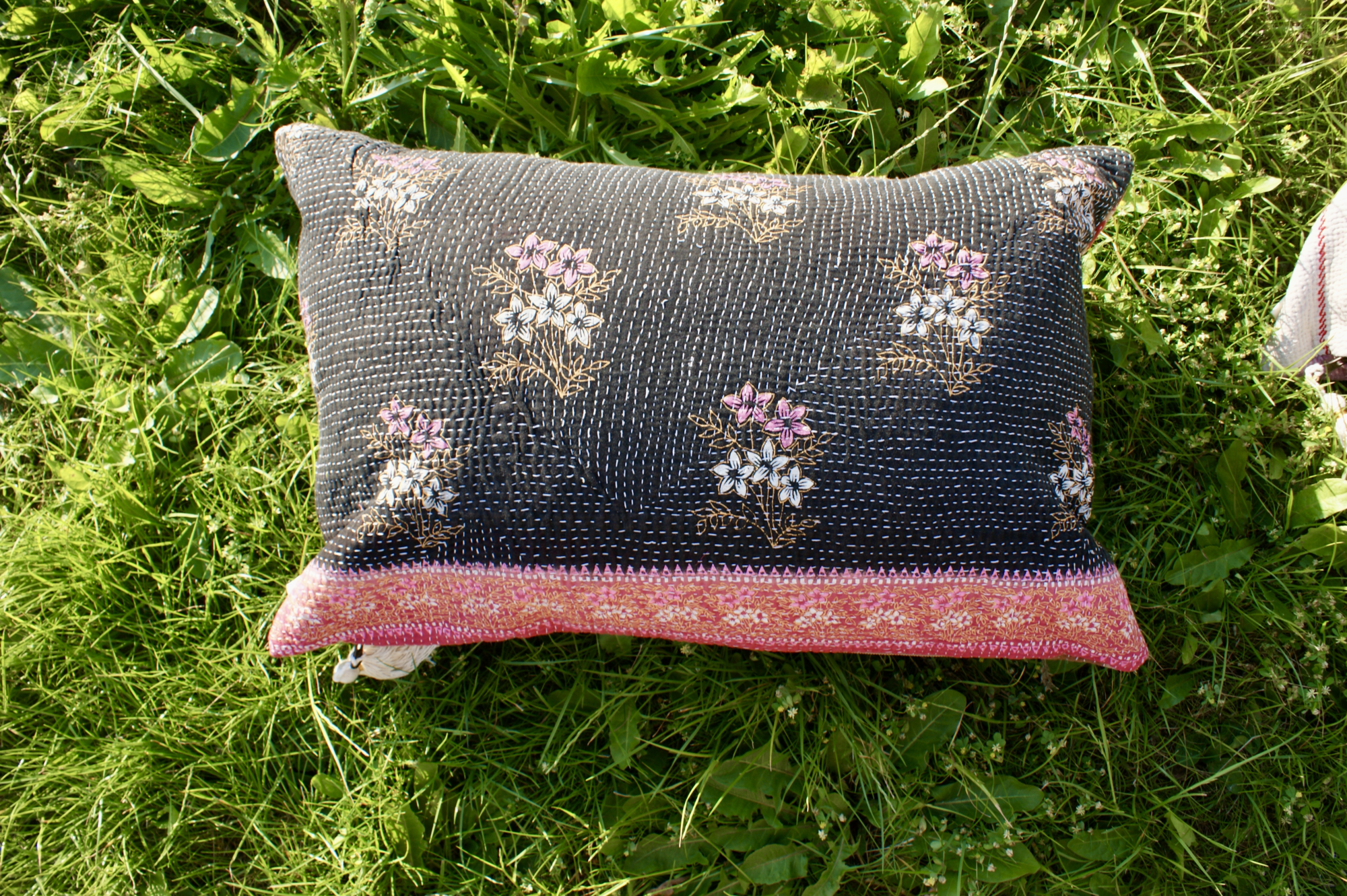 Kussen Kantha vintage 40x60 cm