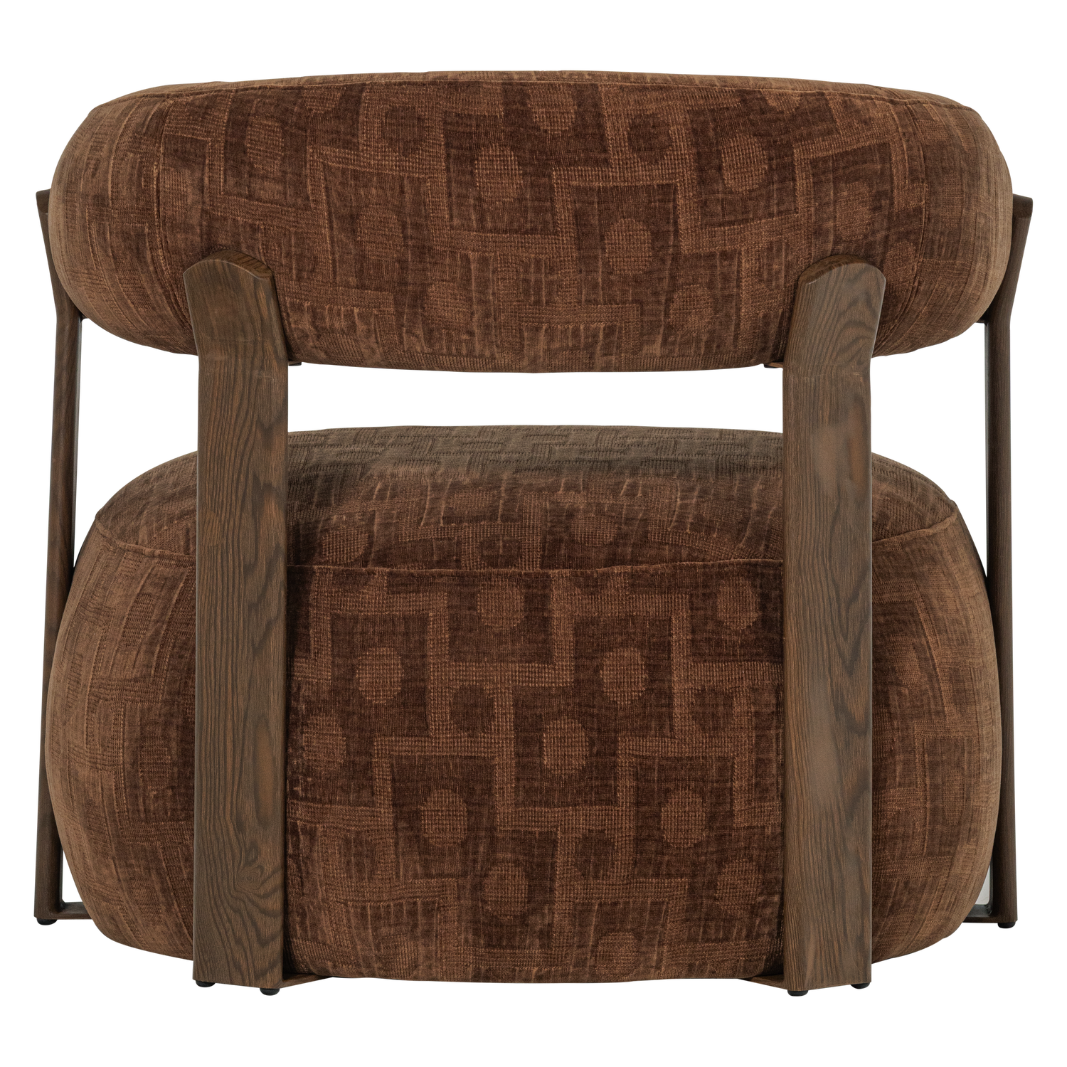 Foon fauteuil 3d structuurstof bruin [fsc]