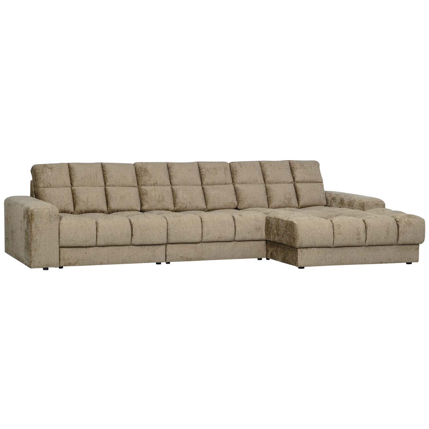 Second date chaise longue rechts ribstof terrazzo