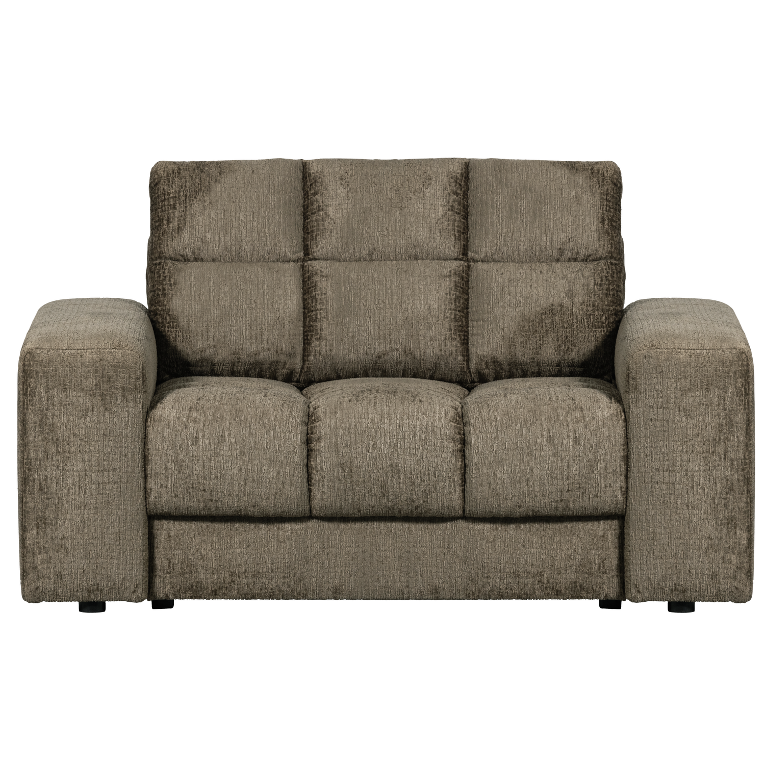 Second date loveseat velvet warmgrijs