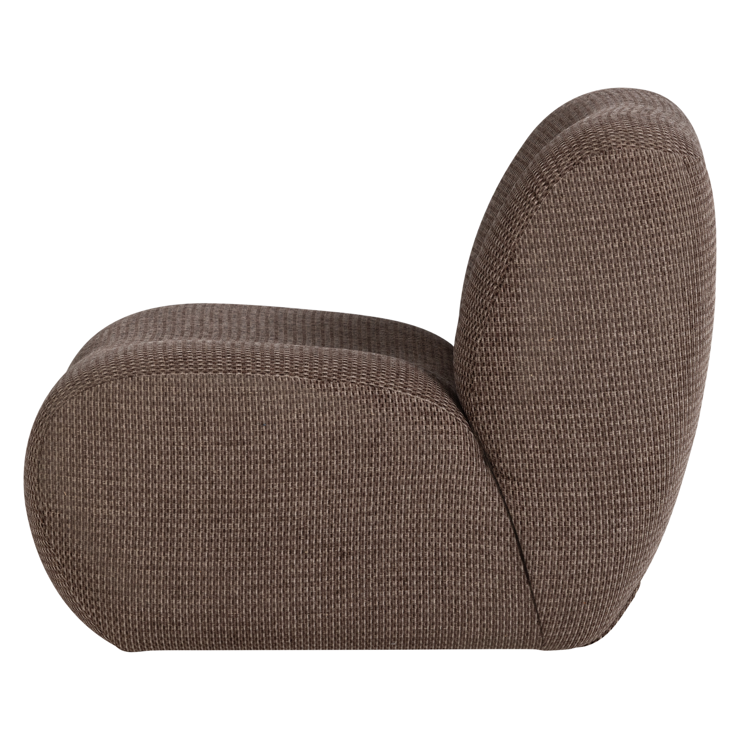 Nomu fauteuil grove chenille lichtbruin [fsc]