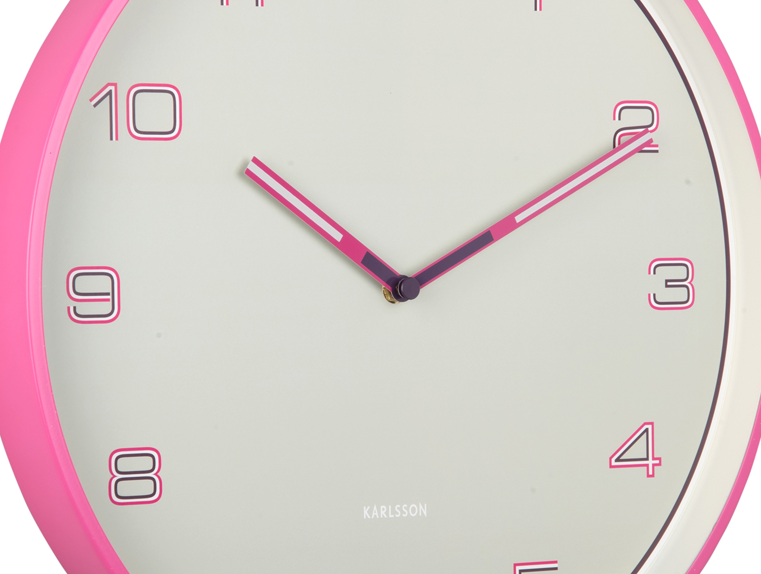 Wandklok Lined Numbers