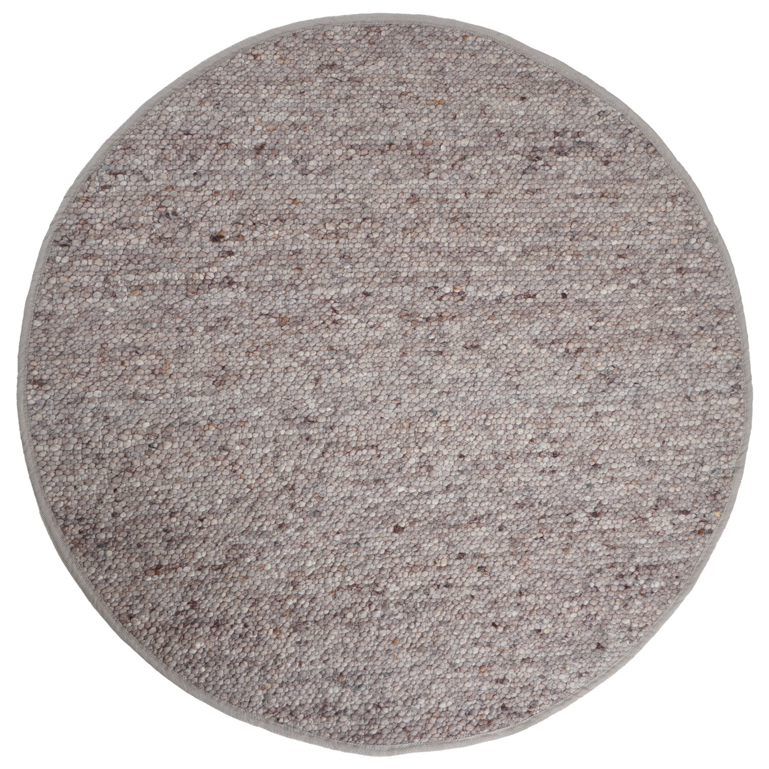 Vloerkleed Stone Bruin - Rond