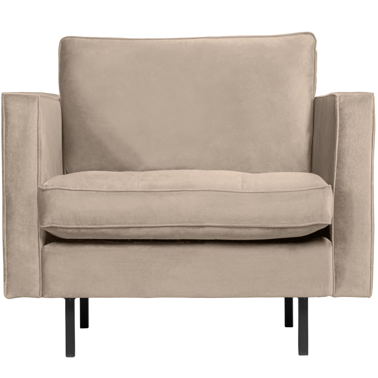 Rodeo classic fauteuil ribstof roestbruin