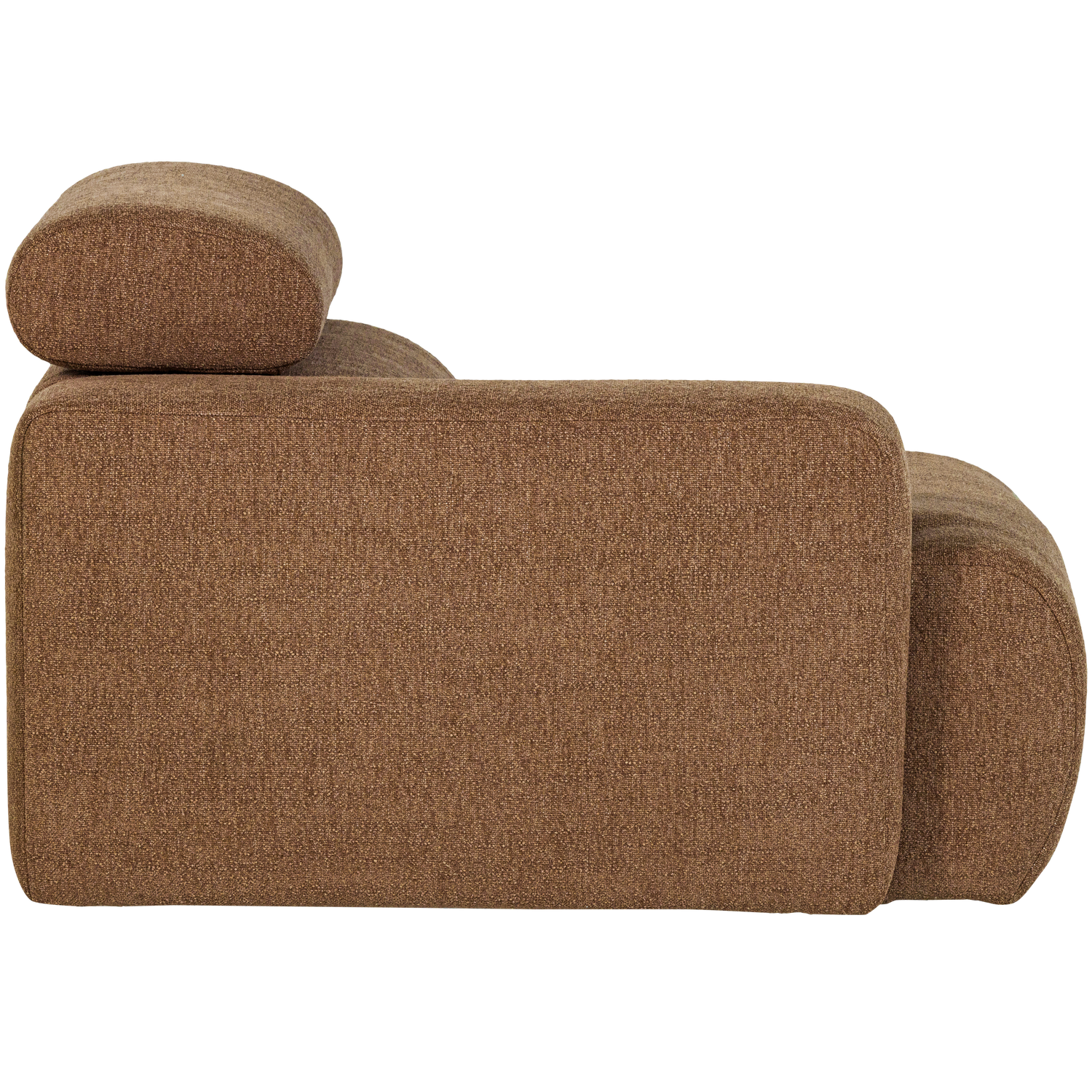 Novi 1-zits element arm links boucle karamelbruin