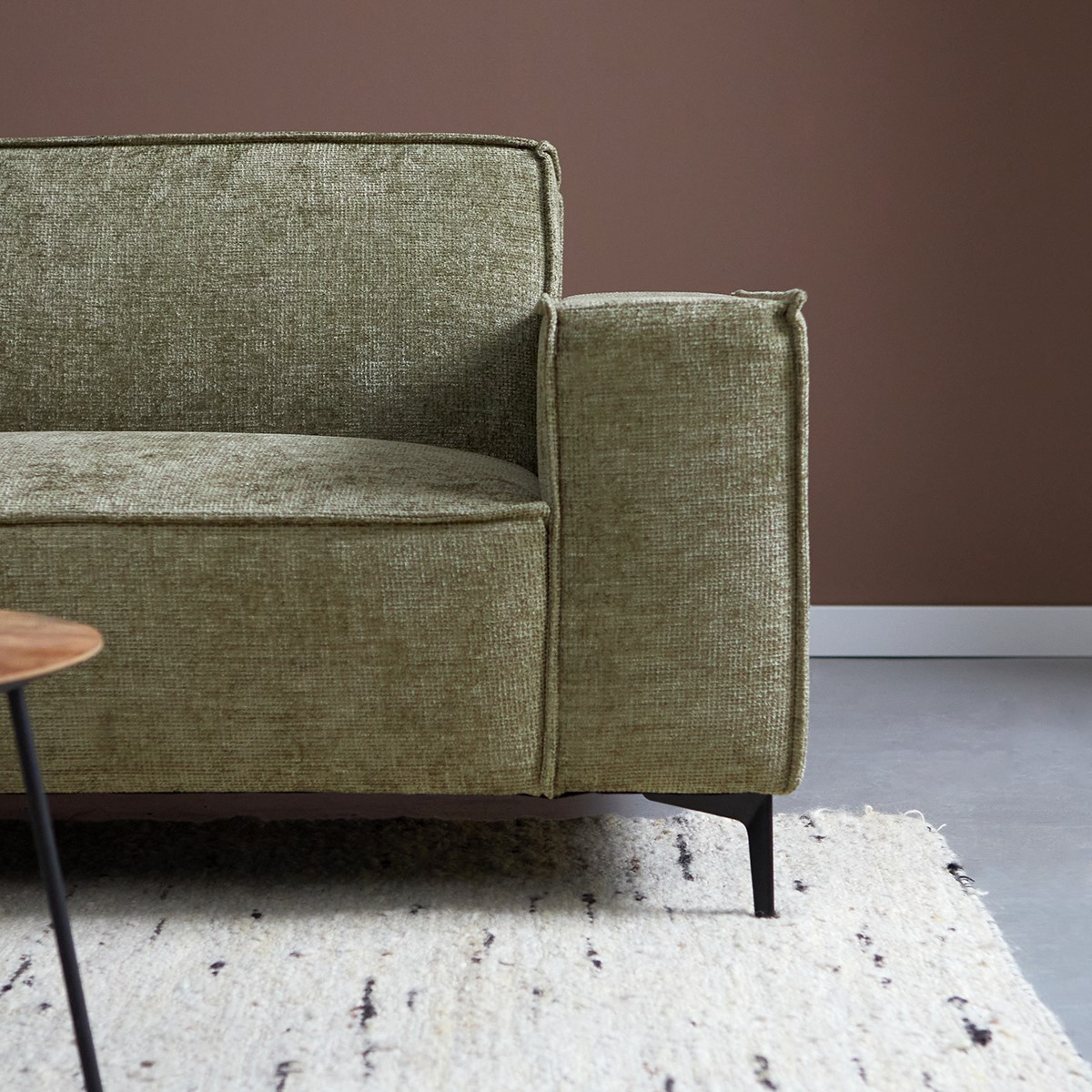 Hoekbank Valora Groen Chaise
