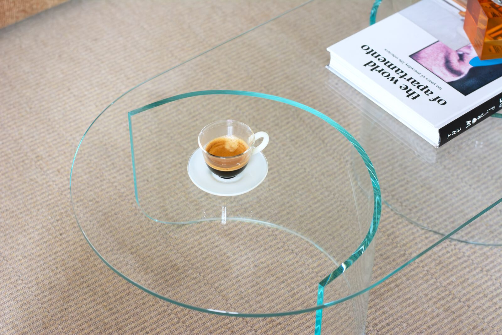 Salontafel Plateau glas