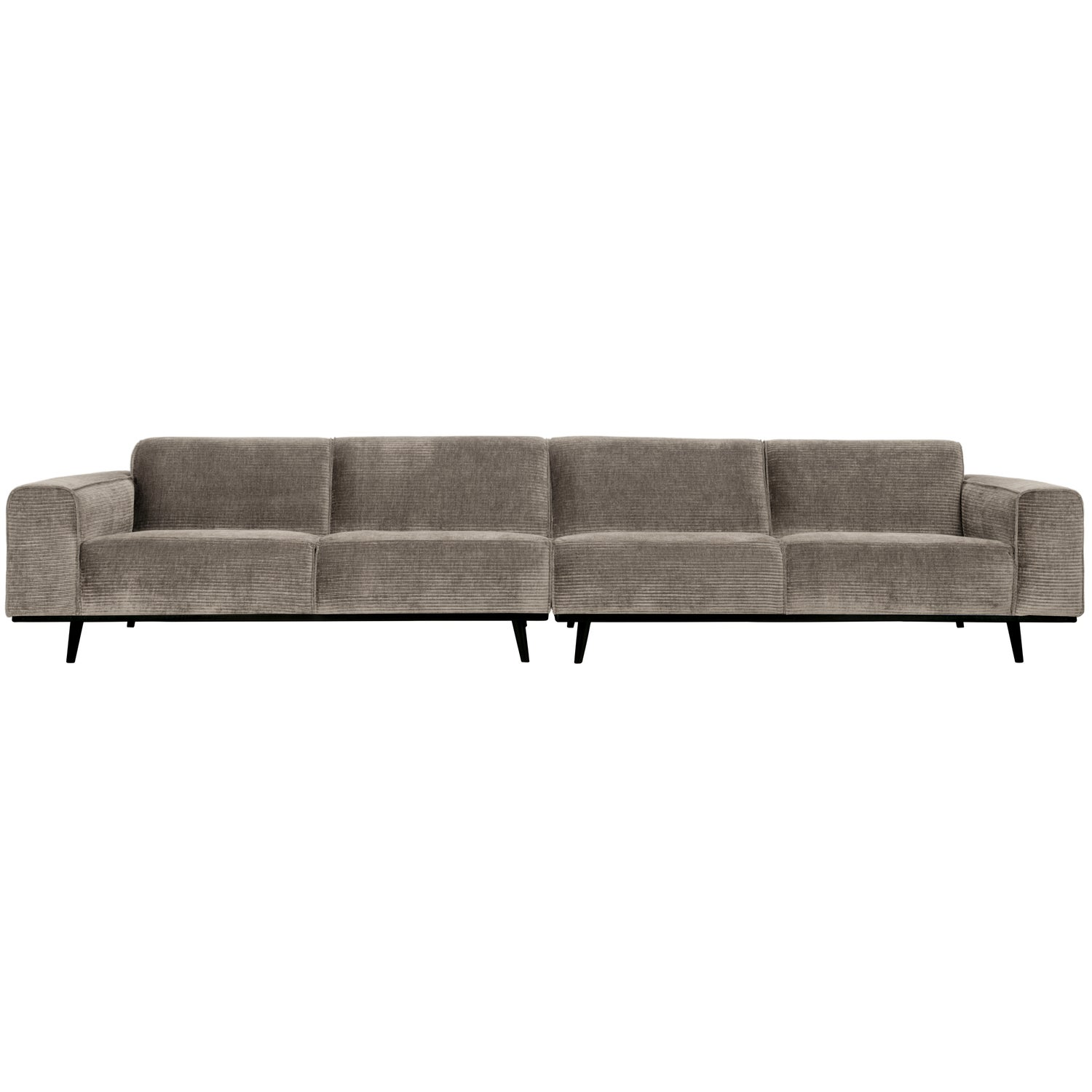 Statement xl 4-zits bank 372 cm lichtbruin melange