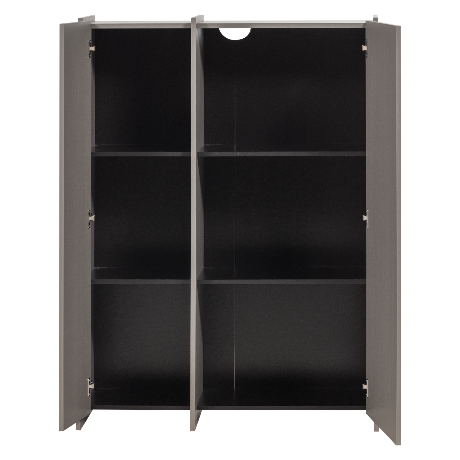 Brock 2-deurs kast essen fineer warmgrijs [fsc]