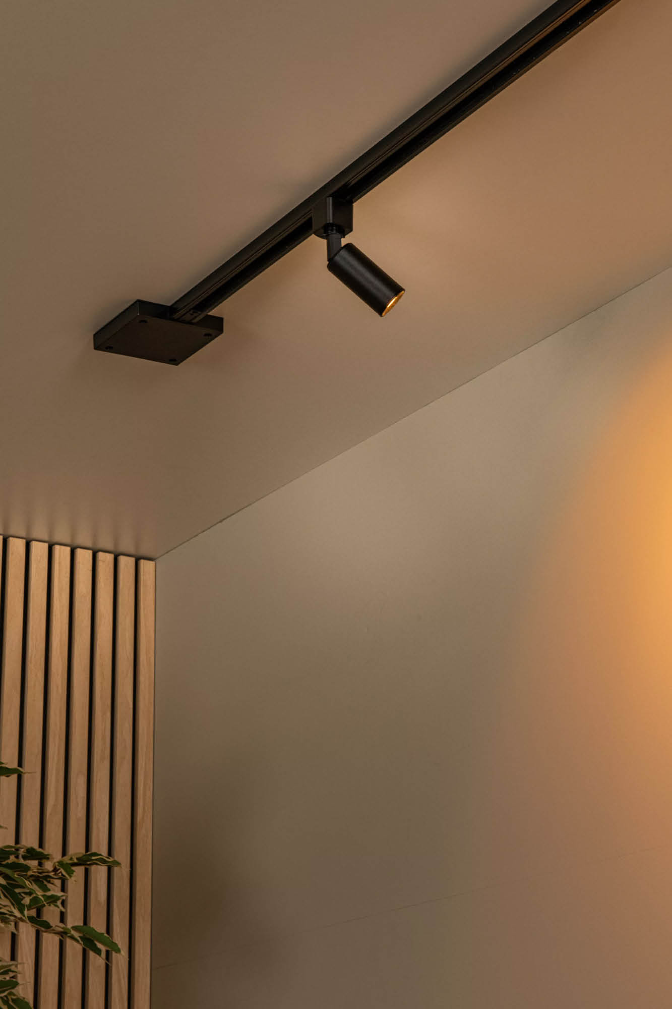 Track Railsysteem - Ritmo Railspot zwart en koffie