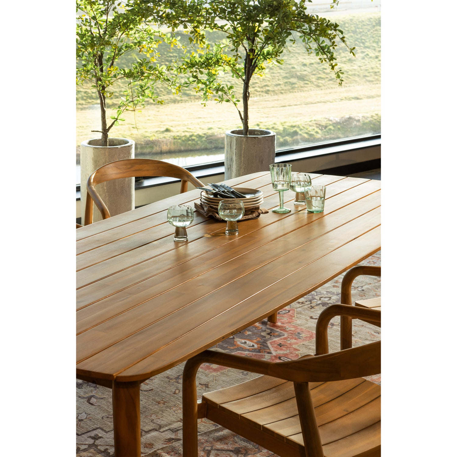 Kris tuintafel 215x90 cm acaciahout naturel [fsc]