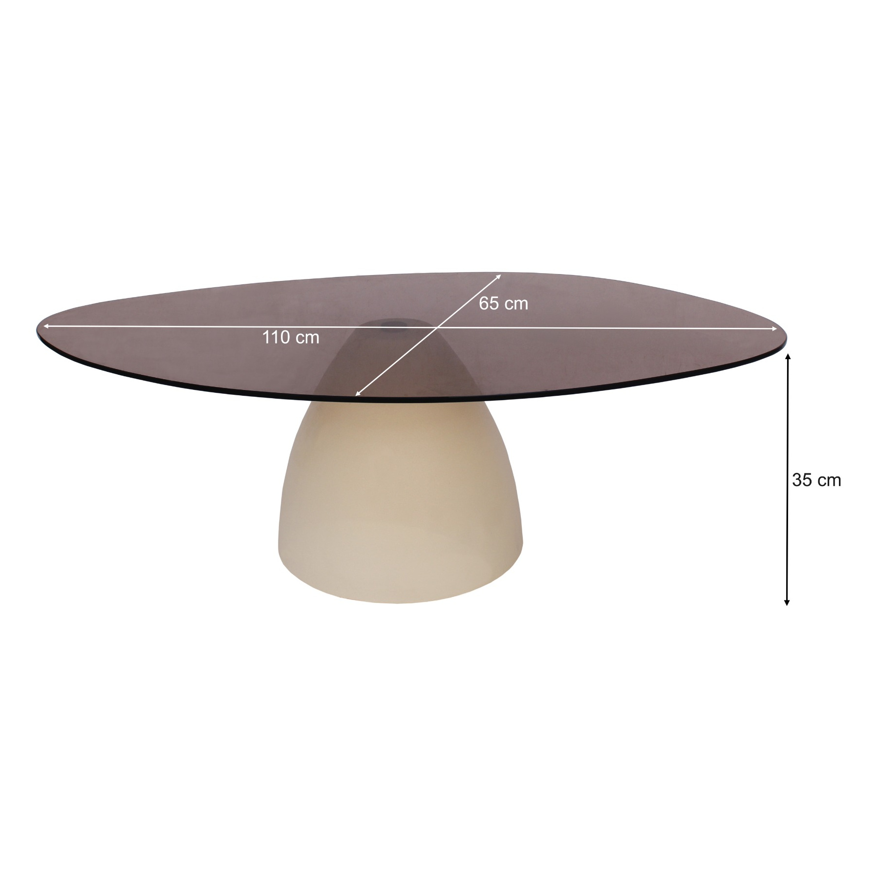 Milan Salontafel 110cm