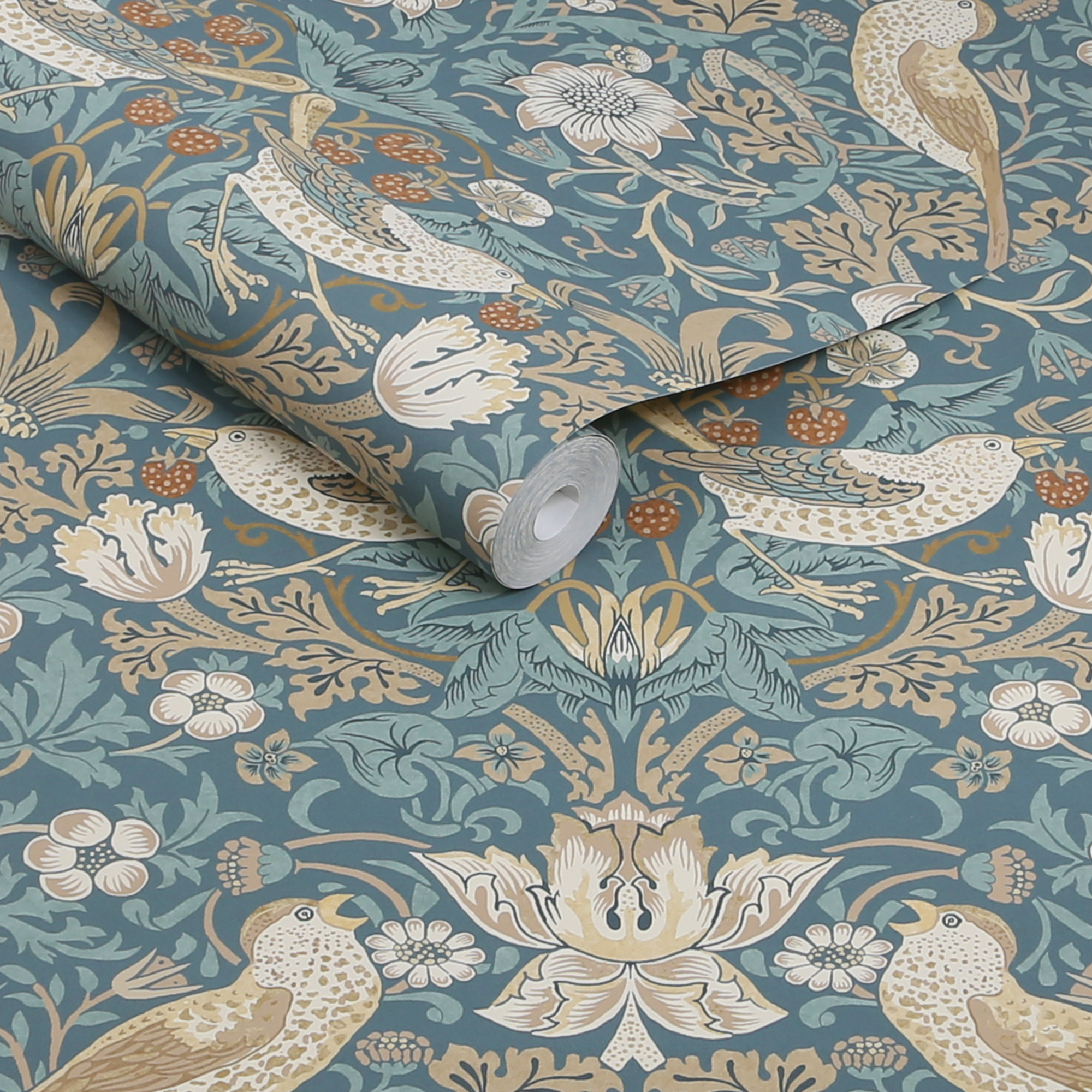 Vliesbehang William Morris at Home Strawberry Thief