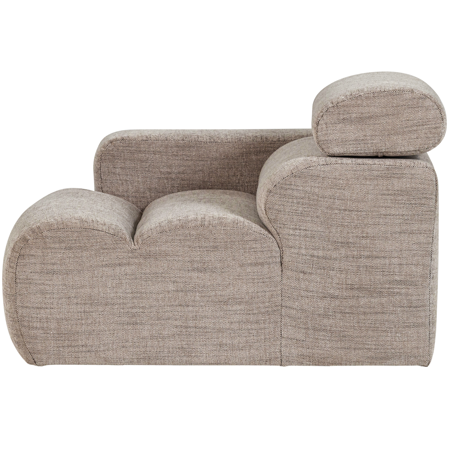 Novi 1-zits element arm links boucle karamelbruin