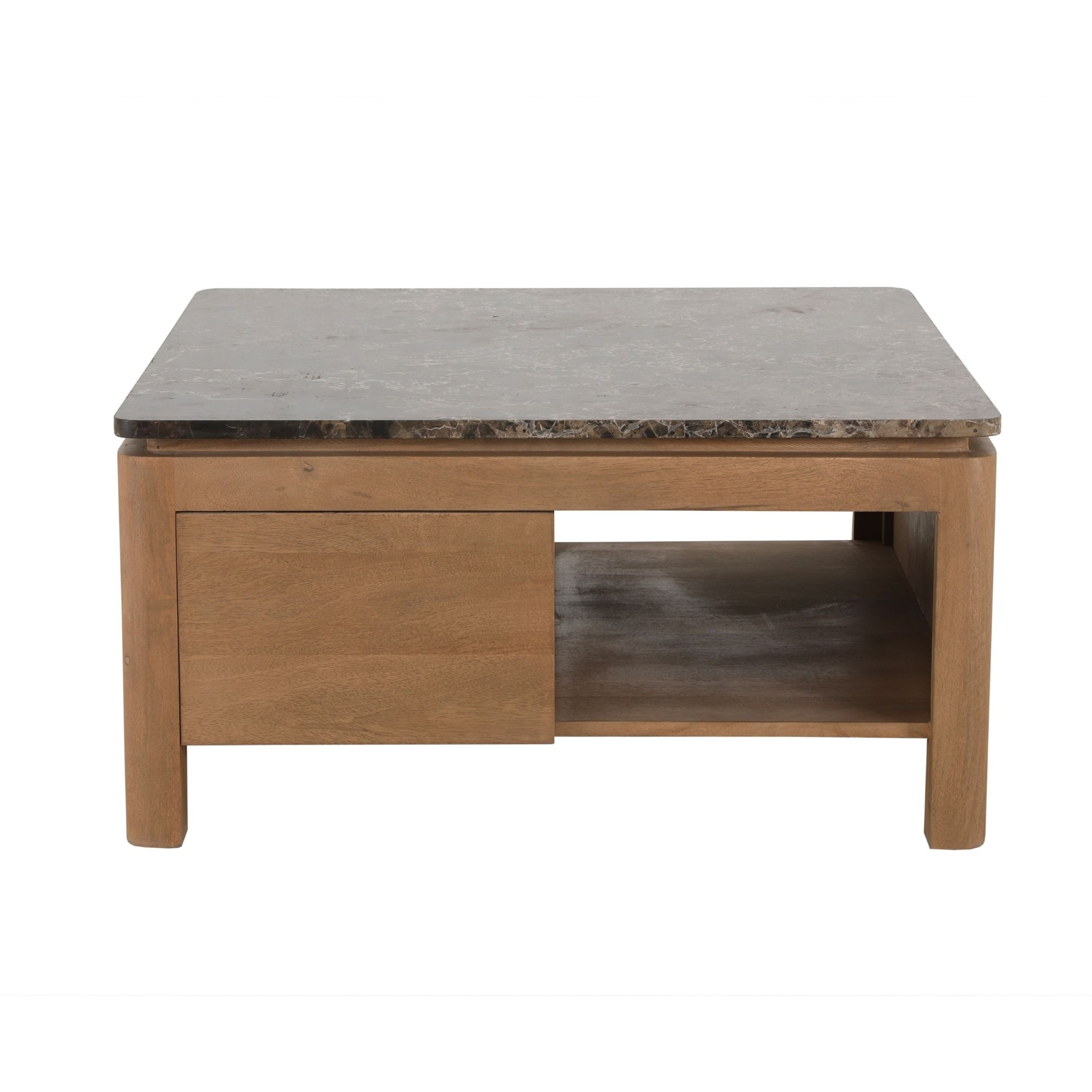 Salontafel Rondo Vierkant Naturel