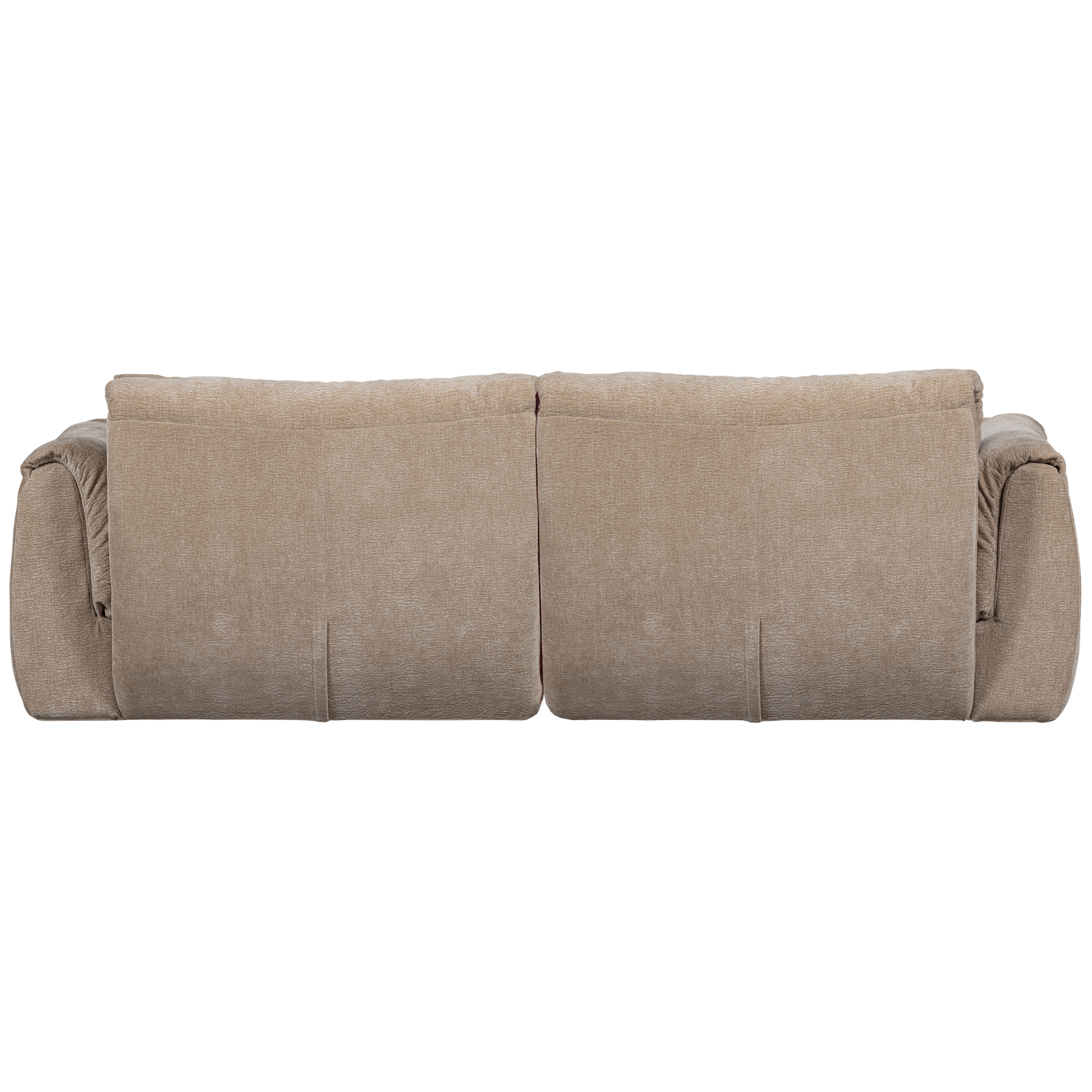 Baggy 2-zits bank 3d chenille middenbruin