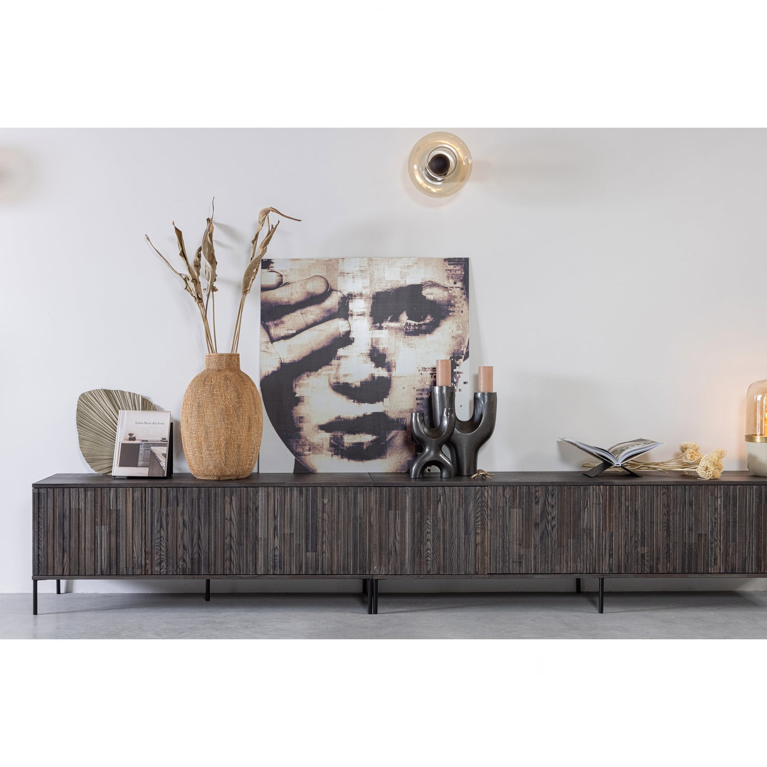 WOOOD Exclusive boekenstandaard metal black