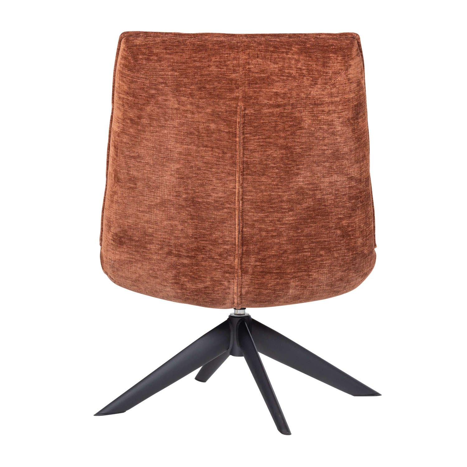 Jouke draaifauteuil chenille structuur roestbruin [fsc]