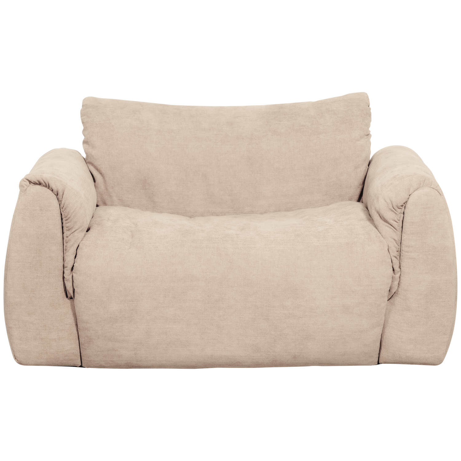 Baggy loveseat geweven chenille bruin