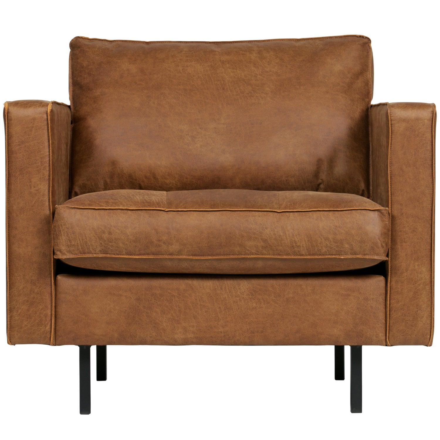 Rodeo classic fauteuil ribstof roestbruin