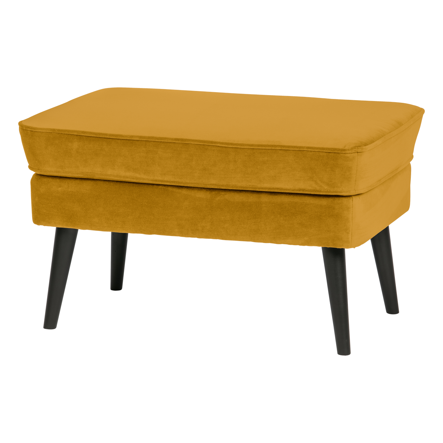 Rocco hocker velvet donkerbruin [fsc]