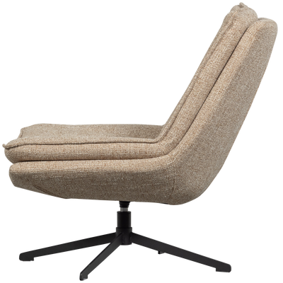 Milaro draaifauteuil naturel melange