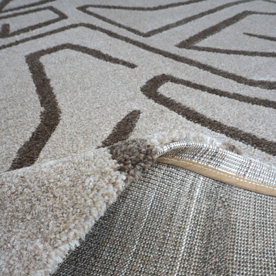 Vloerkleed Labyrint Beige