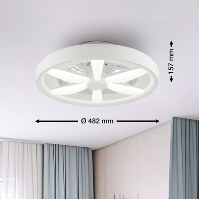 Plafondventilator Gaiano – RGB Licht