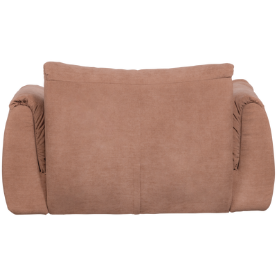 Baggy loveseat geweven chenille bruin