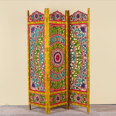Niam - Handgesneden Mangohouten Roomdivider 