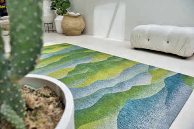 Ecorugs vloerkleed Himalaya groen