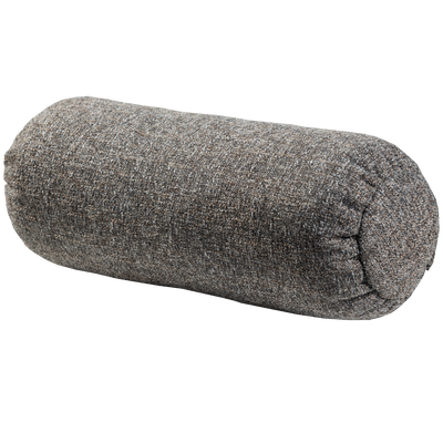 Baggy rolkussen 50xo23 cm 3d chenille middenbruin