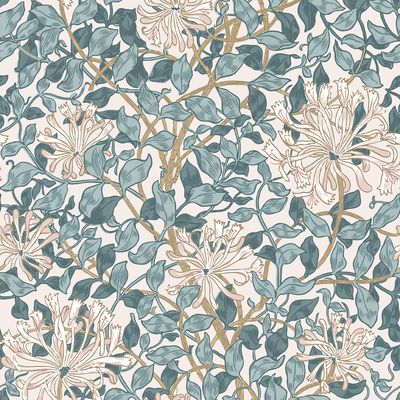Behang William Morris at Home Honeysuckle