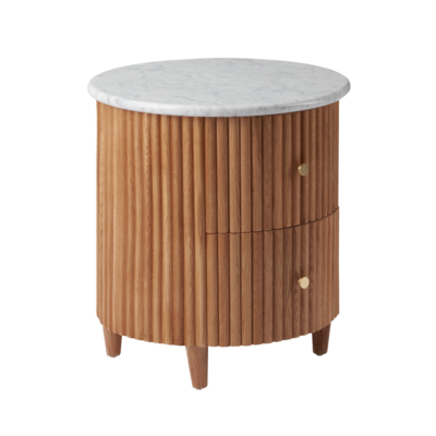 Nachtkastje Isla marmer top