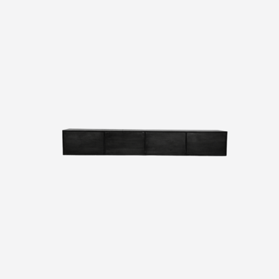 Zwevend Tv-meubel All Black 200