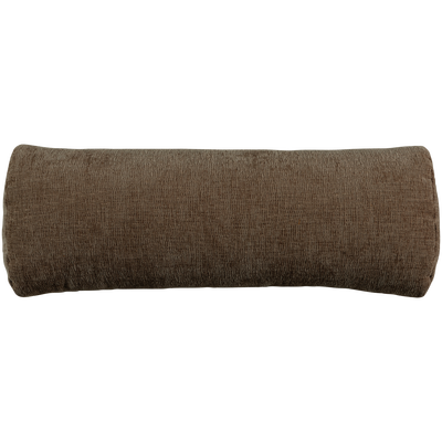 Batavier half ronde bank 4-zits velvet lichtbruin melange