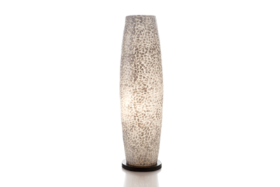 Vloerlamp Cone white capiz