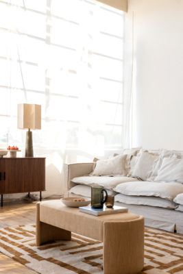 Vloerkleed Cato cinnamon 200x300 cm