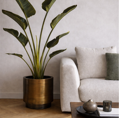 Plantenpot Uyuni aged brass