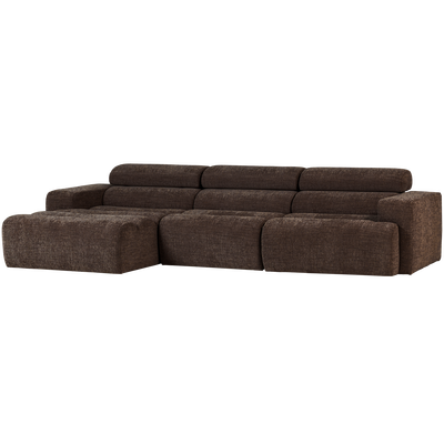 Novi chaise longue bank links oranje melange