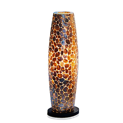 Vloerlamp apollo turtle gold capiz schelp