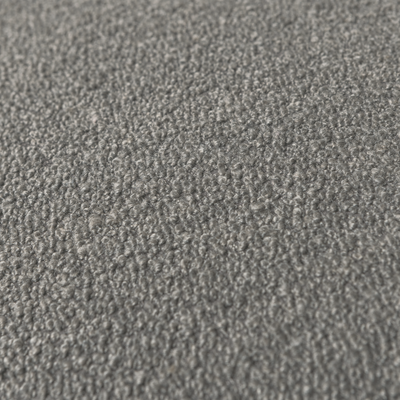 Lofty hocker boucle staalgrijs