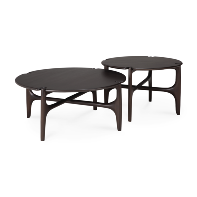 Ethnicraft - koffietafel PI rond mahonie